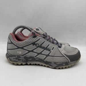 Columbia Peak Freak Women Size US 8 Pink Gray Athletic Running Shoe Sneakers